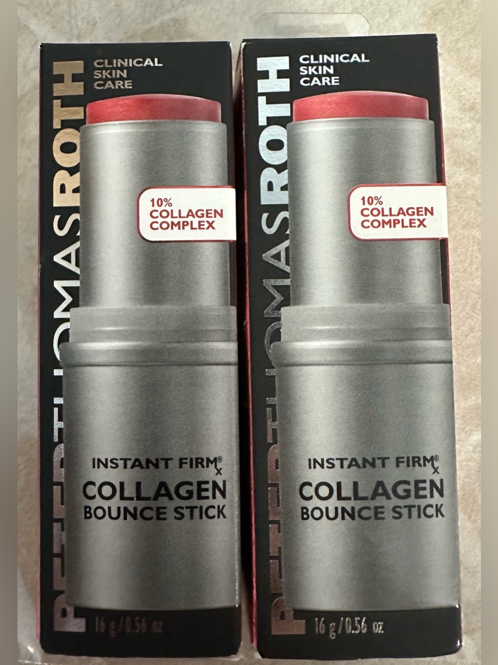 NIB 2 Peter Thomas Roth Collagen Bounce Stick Blush Glow discontinued